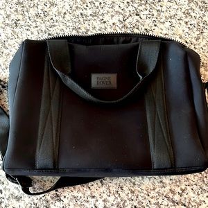 Dagne Dover Weston Large Black Neoprene Laptop Duffle Bag Discontinued Retired
